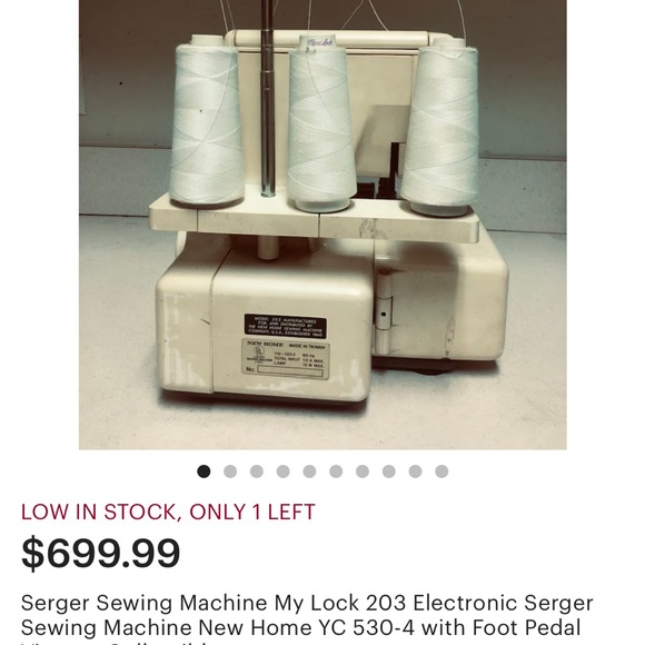 Serger with Accessories - Vintage - Picture 5 of 6